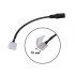 Роз'єм 5,5x2,1 DC (мама) та конектор до LED стрічки 10 мм (чорний) 16см