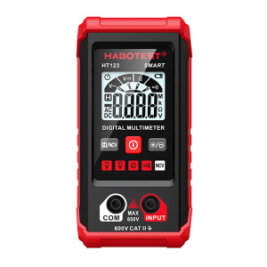 Цифровой мультиметр Habotest HT123, тестер, с прозвонкой (черный)