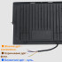 Прожектор 10W з датчиком руху, 220V, 6000K вуличний, IP66, чорний
