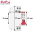 Автоматический выключатель 1P+N 16А 4,5кА тип С, 230V AC EARU