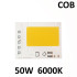 Світлодіодна матриця 50W COB (вбудований драйвер) 3000К 220V