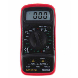 Цифровой мультиметр ANENG AN8205C (красный)