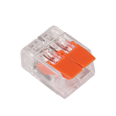 Клемний блок для зрощування 2pin самозатискний 0,14-4мм² 32А 450V