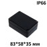 Корпус 83*58*33мм IP66, черный