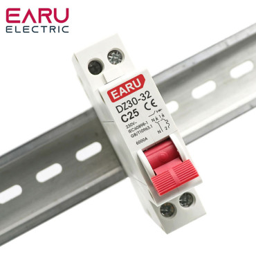 Автоматичний вимикач 1P+N 25А 4,5кА тип С, 230V AC EARU
