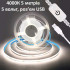 Светодиодная лента COB 320 led/м 8мм питание от USB 5V диммер 4000К 5м