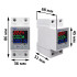Реле напряжения и тока 230V 63A TOMZN TOVPD1-63VAE со электросчётчиком