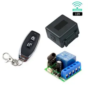 Переключатель дистанционного управления одноканальный 433 МГц 12V  (+1 брелок)