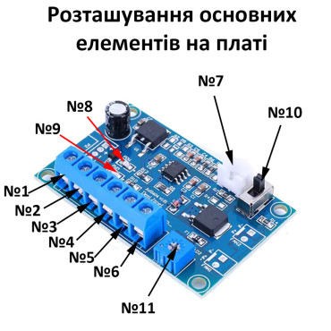 Регулятор скорости вращения двух вентиляторов по температуре 12-24V 4A