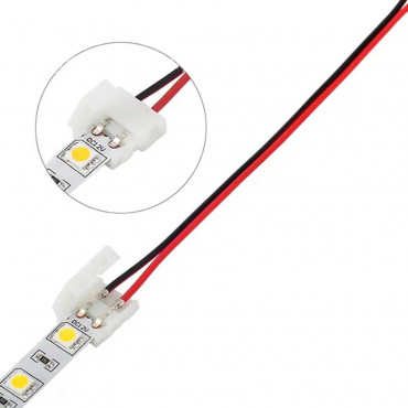 Соединитель XC11 для LED лент 10мм "клипса-провод-клипса"