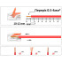 Клеммный блок для сращивания 4pin самозажимной 0,14-4мм² 32А 450V