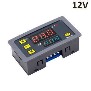 Реле часу, таймер циклічний T3230, 12V, 10A