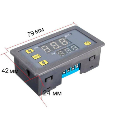 Реле часу, таймер циклічний T3230, 24V, 10A