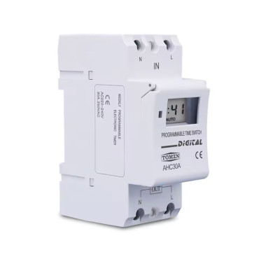 Недельное реле времени TOMZN AHC30A 230В 30А 1NO на DIN рейку