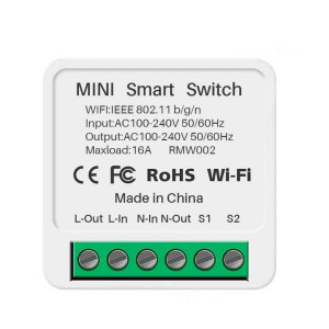 Mini Wifi реле для умного дома Smart Switch 220V 16А