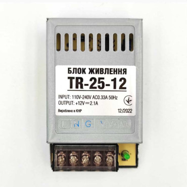 Блок питания TR 25-12 25W 12V 2.1А IP20