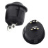 Перемикач SPST з фіксацією 16мм круглий Black 220V 6A