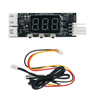 Регулятор скорости вращения вентилятора по температуре 12V 3A с LED
