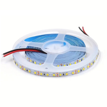 Светодиодная лента smd 2835 120 диод/м холодный белый 6000К (бухта 5м)