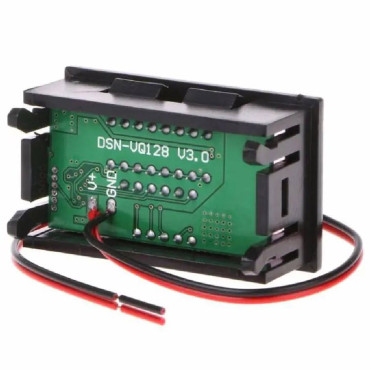 Индикатор уровня заряда аккумуляторной батареи 12V - 60V (синий)