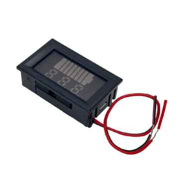 Індикатор рівня заряду акумуляторної батареї 12V - 72V (синій)