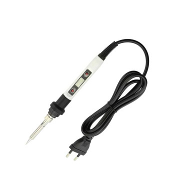 Паяльник 80 Вт з регулюванням температури, з LCD-дисплеєм (білий) 230V