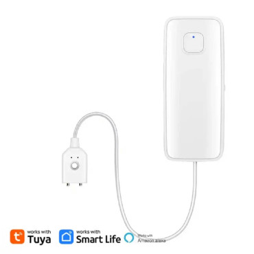 Датчик утечки воды, Wi-Fi, Tuya, SmartLife