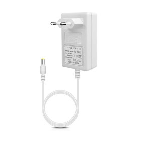 Блок питания с 220V на 12V 2A белый (выход 5,5*2,1мм)