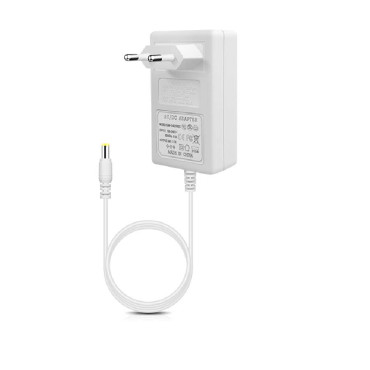Блок питания с 220V на 12V 2A белый (выход 5,5*2,1мм)