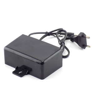 Блок живлення з 220V на 12V 2A, кріплення на поверхню, чорний (вихід 5,5*2,1мм)