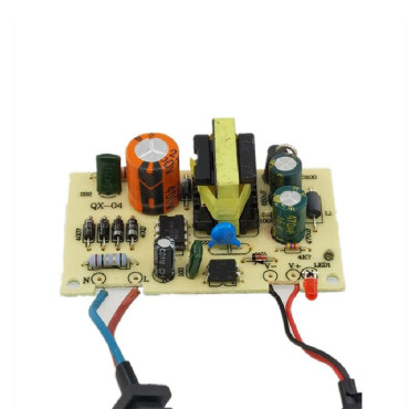 Блок питания с 220V на 12V 2A, крепление на поверхность, черный, (выход 5,5*2,1мм)