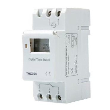 Тижневе реле часу THC30A 220В 30А 1NO 1NC на DIN рейку