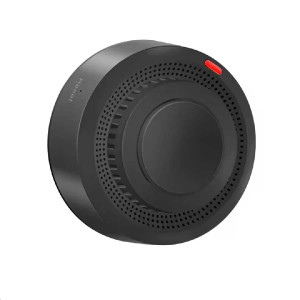 Датчик диму Tuya, Wi-Fi (чорний) із сиреною 85 дБ