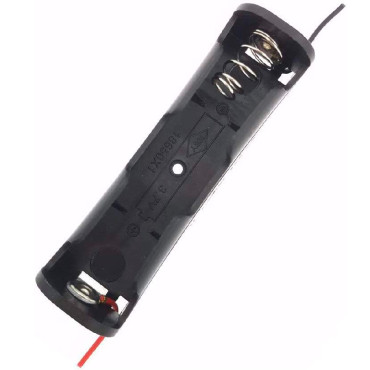 Тримач для акумулятора Li-Ion 18650 (холдер) одинарний, з проводами