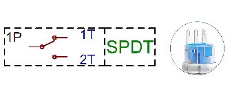 перемикач типу SPDT